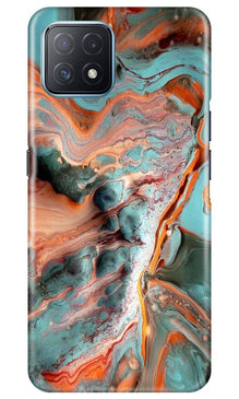 Marble Texture Mobile Back Case for Oppo A73 5G (Design - 309)