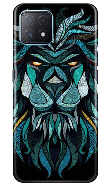 Lion Mobile Back Case for Oppo A73 5G (Design - 314)