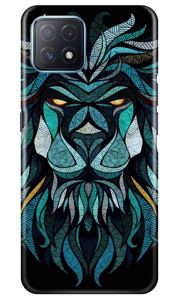Lion Mobile Back Case for Oppo A73 5G (Design - 314)