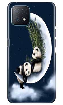 Panda Moon Mobile Back Case for Oppo A73 5G (Design - 318)