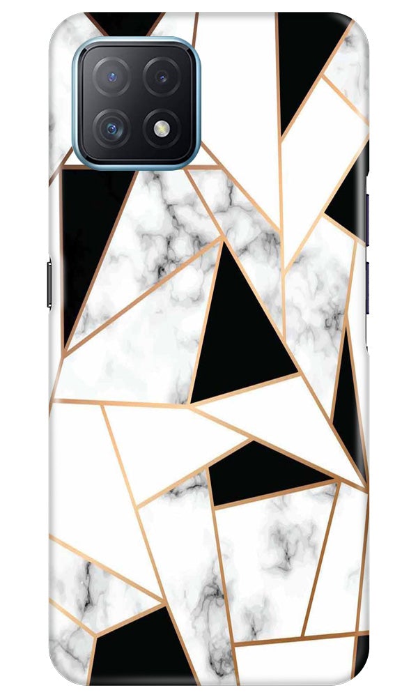 Marble Texture Mobile Back Case for Oppo A73 5G (Design - 322)