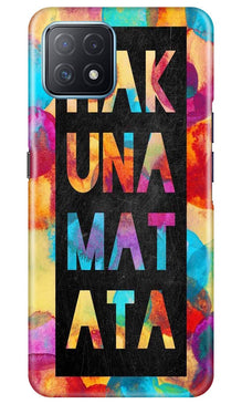Hakuna Matata Mobile Back Case for Oppo A73 5G (Design - 323)