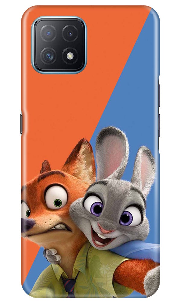 Cartoon Mobile Back Case for Oppo A73 5G (Design - 346)
