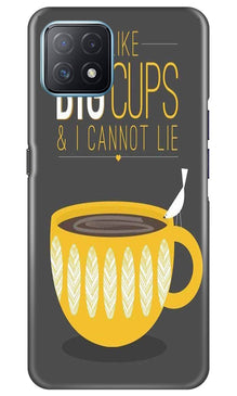 Big Cups Coffee Mobile Back Case for Oppo A73 5G (Design - 352)