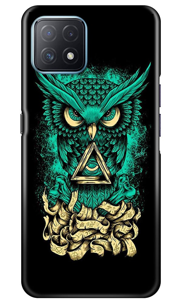 Owl Mobile Back Case for Oppo A73 5G (Design - 358)
