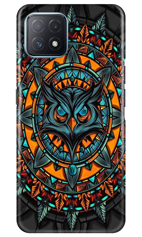 Owl Mobile Back Case for Oppo A73 5G (Design - 360)