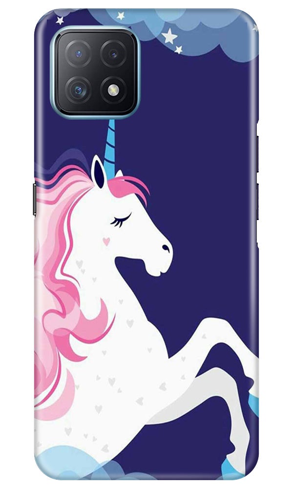 Unicorn Mobile Back Case for Oppo A73 5G (Design - 365)
