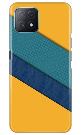 Diagonal Pattern Mobile Back Case for Oppo A73 5G (Design - 370)