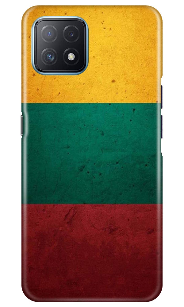 Color Pattern Mobile Back Case for Oppo A73 5G (Design - 374)