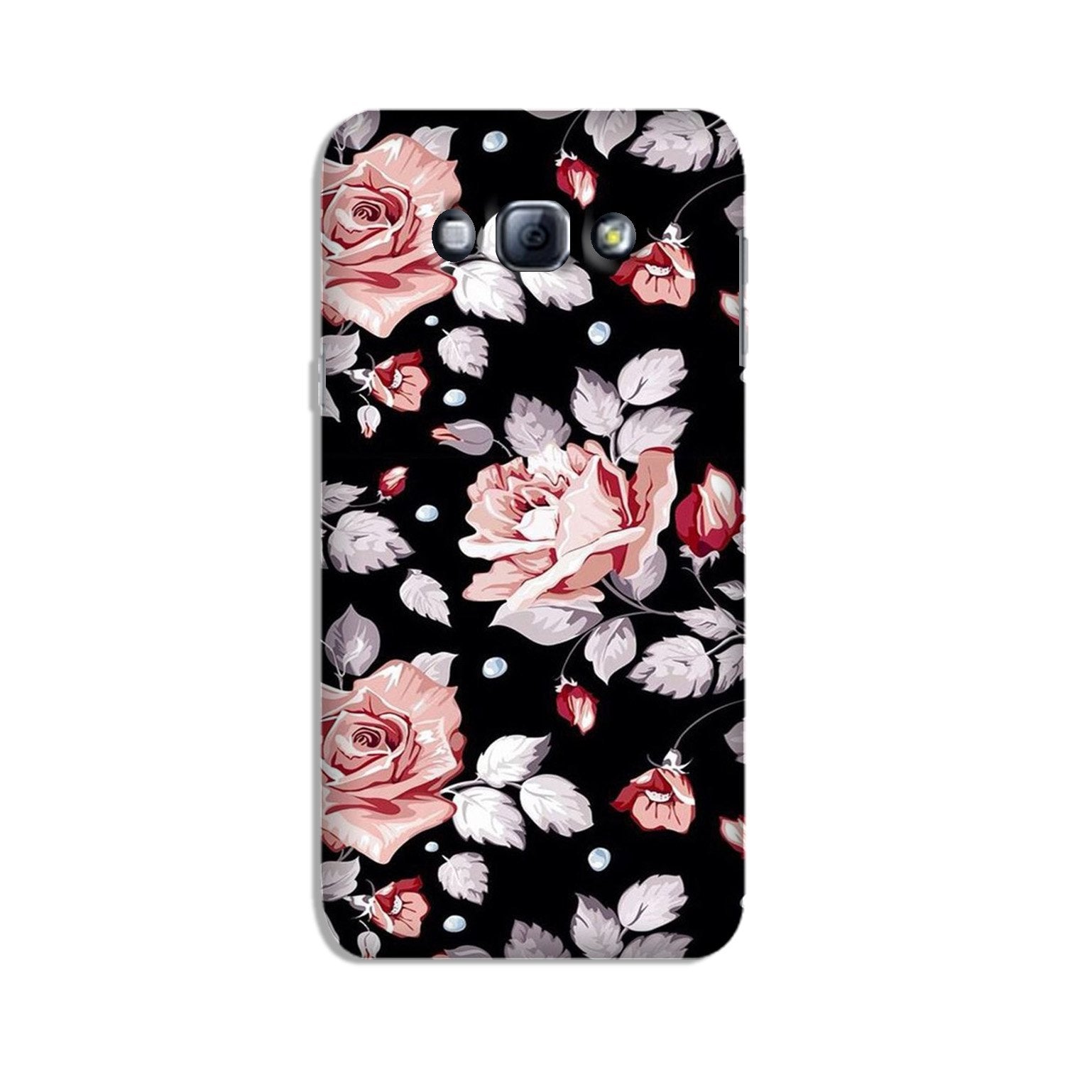 Pink rose Case for Galaxy A8 (2015)