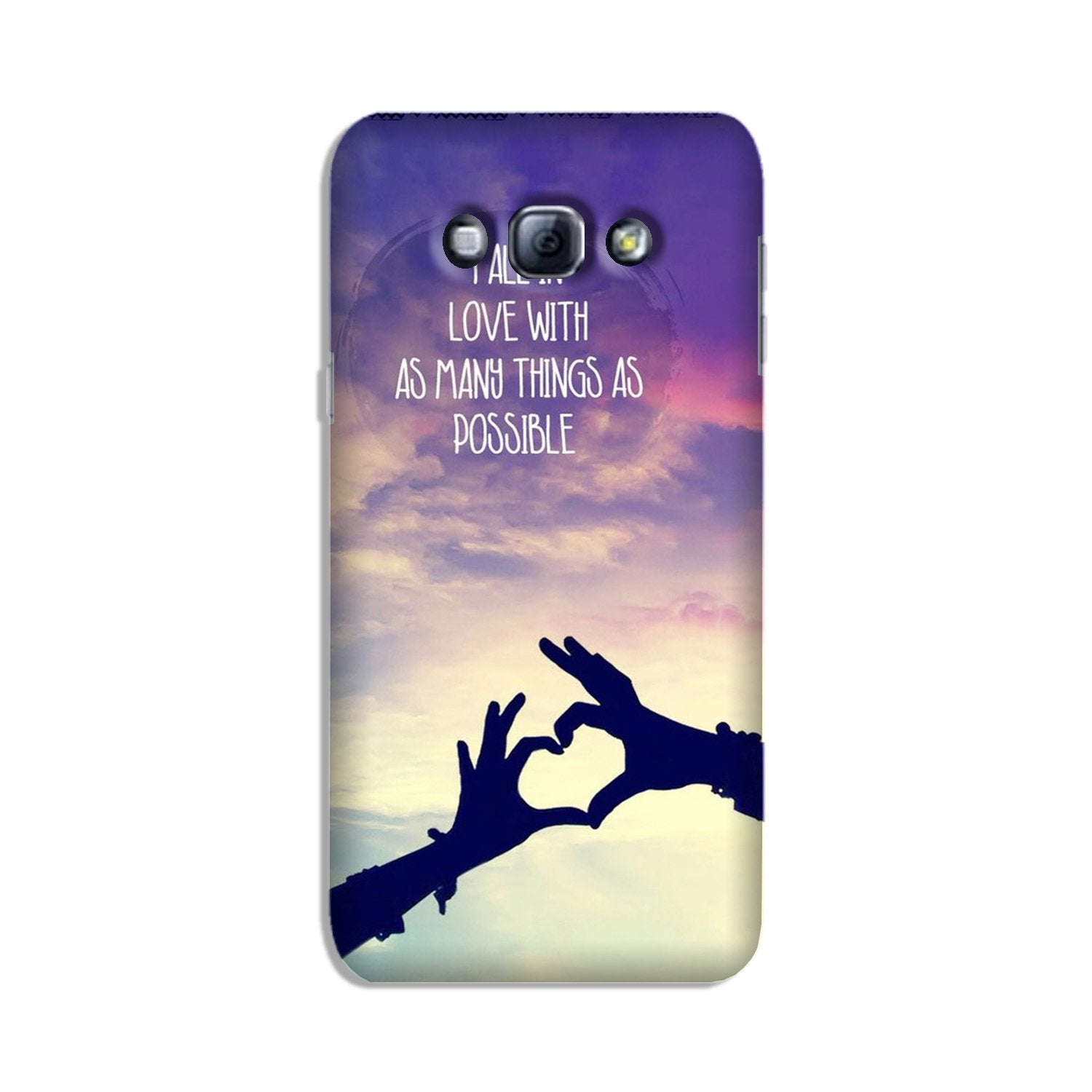 Fall in love Case for Galaxy A8 (2015)