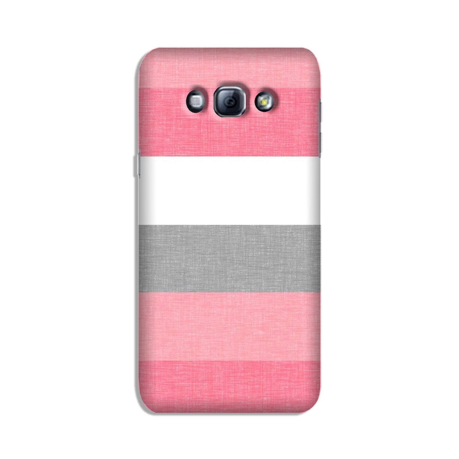 Pink white pattern Case for Galaxy A8 (2015)