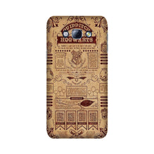Hogwarts Mobile Back Case for Galaxy A8 (2015)  (Design - 304)
