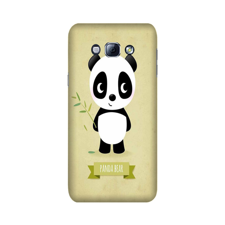 Panda Bear Mobile Back Case for Galaxy A8 (2015)  (Design - 317)
