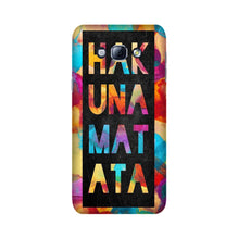 Hakuna Matata Mobile Back Case for Galaxy A8 (2015)  (Design - 323)
