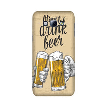 Drink Beer Mobile Back Case for Galaxy A8 (2015)  (Design - 328)