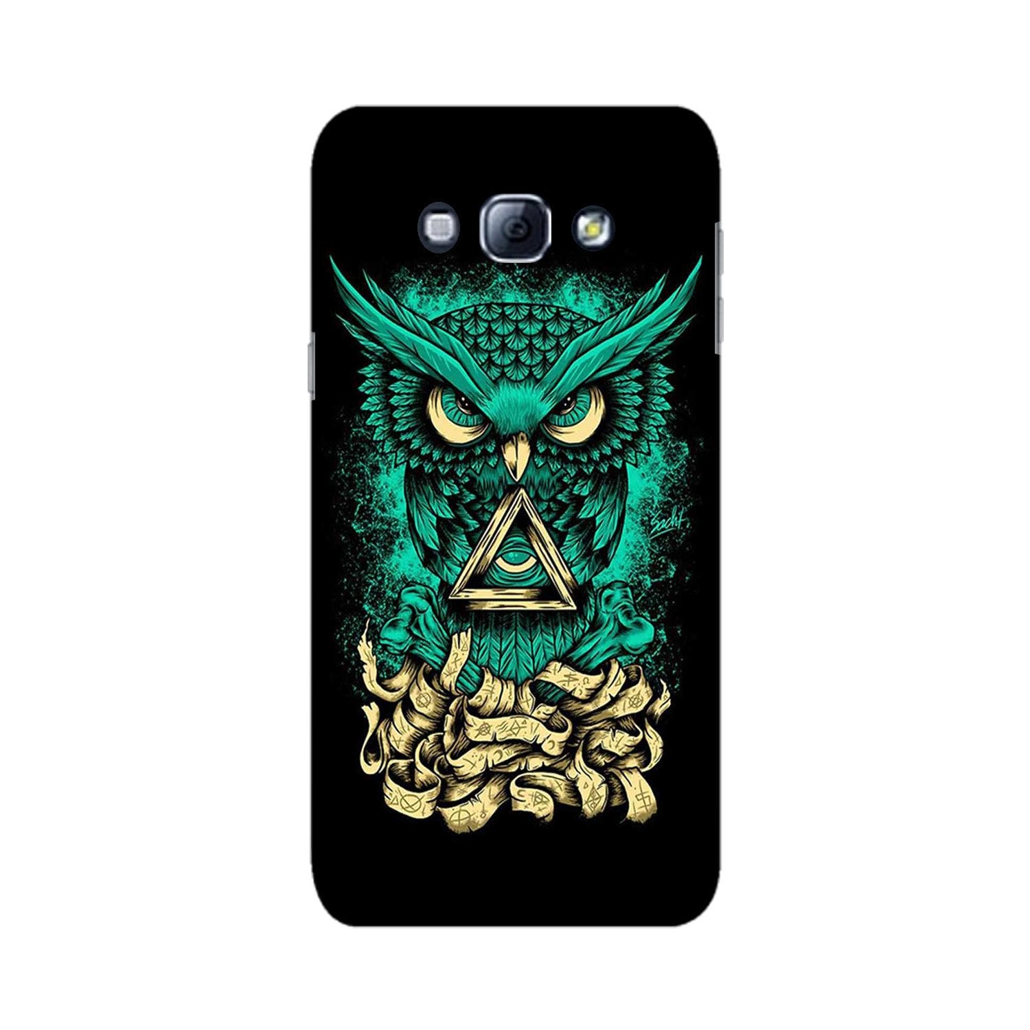 Owl Mobile Back Case for Galaxy A8 (2015)  (Design - 358)