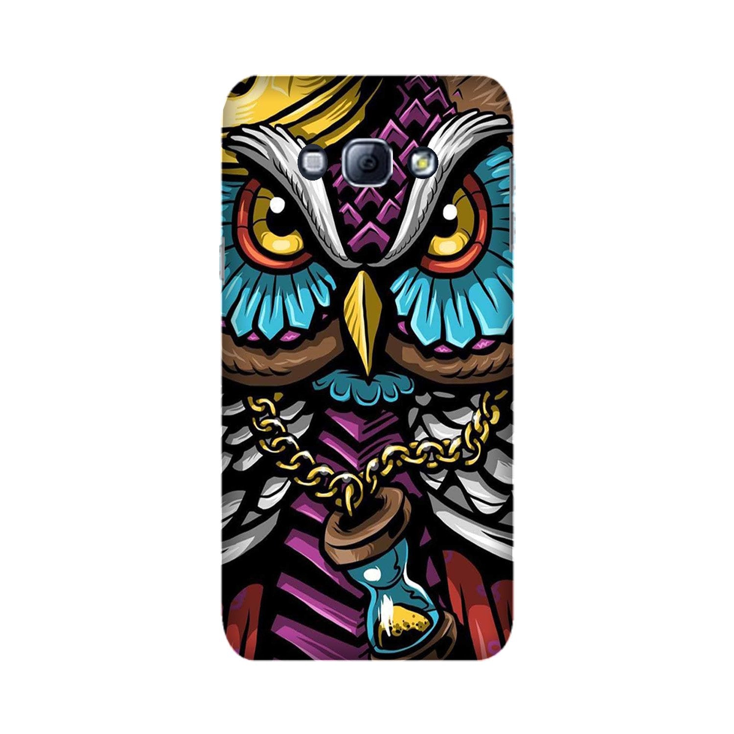 Owl Mobile Back Case for Galaxy A8 (2015)  (Design - 359)