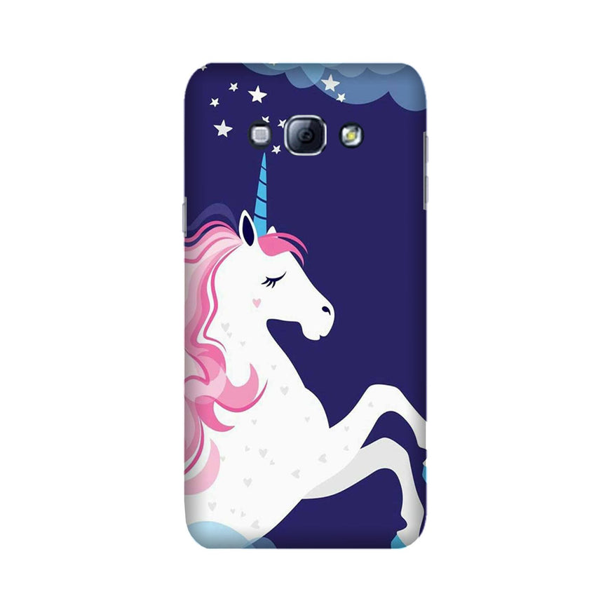 Unicorn Mobile Back Case for Galaxy A8 (2015)  (Design - 365)