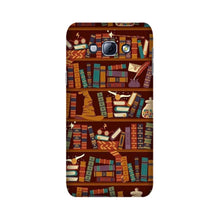 Book Shelf Mobile Back Case for Galaxy A8 (2015)  (Design - 390)