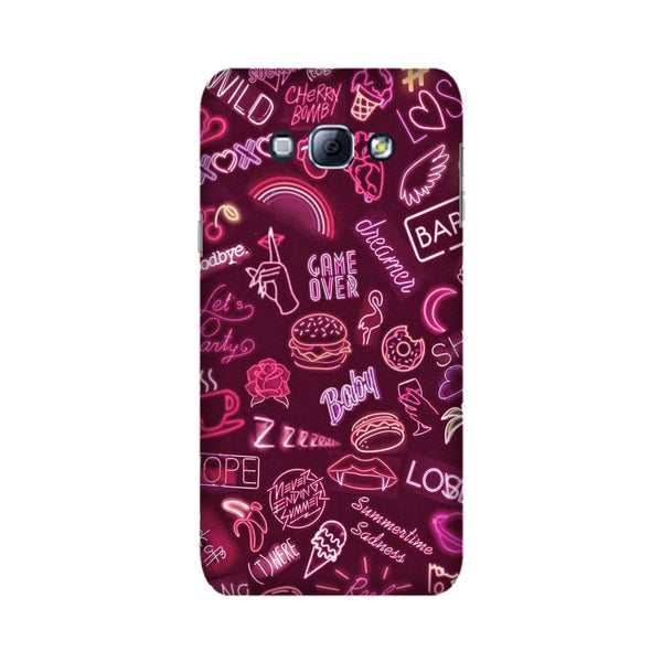 Party Theme Mobile Back Case for Galaxy A8 (2015)  (Design - 392)