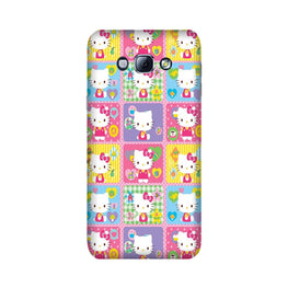 Kitty Mobile Back Case for Galaxy A8 (2015)  (Design - 400)