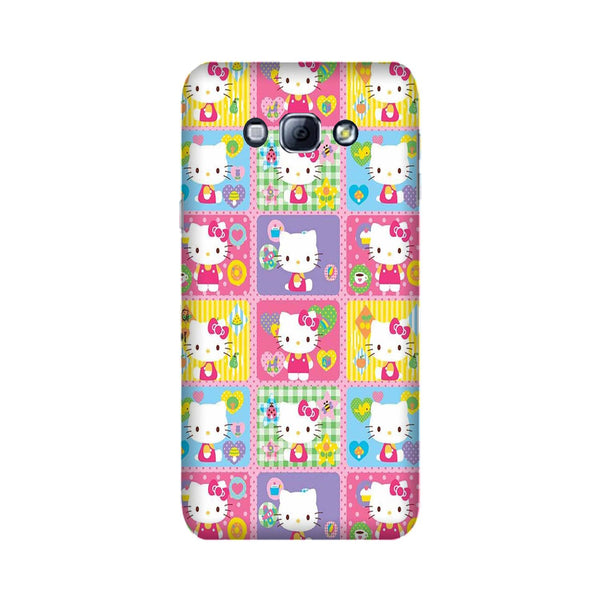 Kitty Mobile Back Case for Galaxy A8 (2015)  (Design - 400)