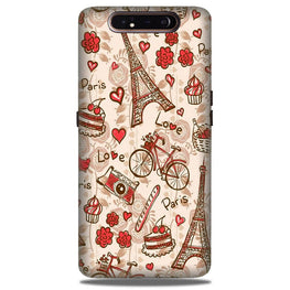Love Paris Case for Samsung Galaxy A80(Design - 103)