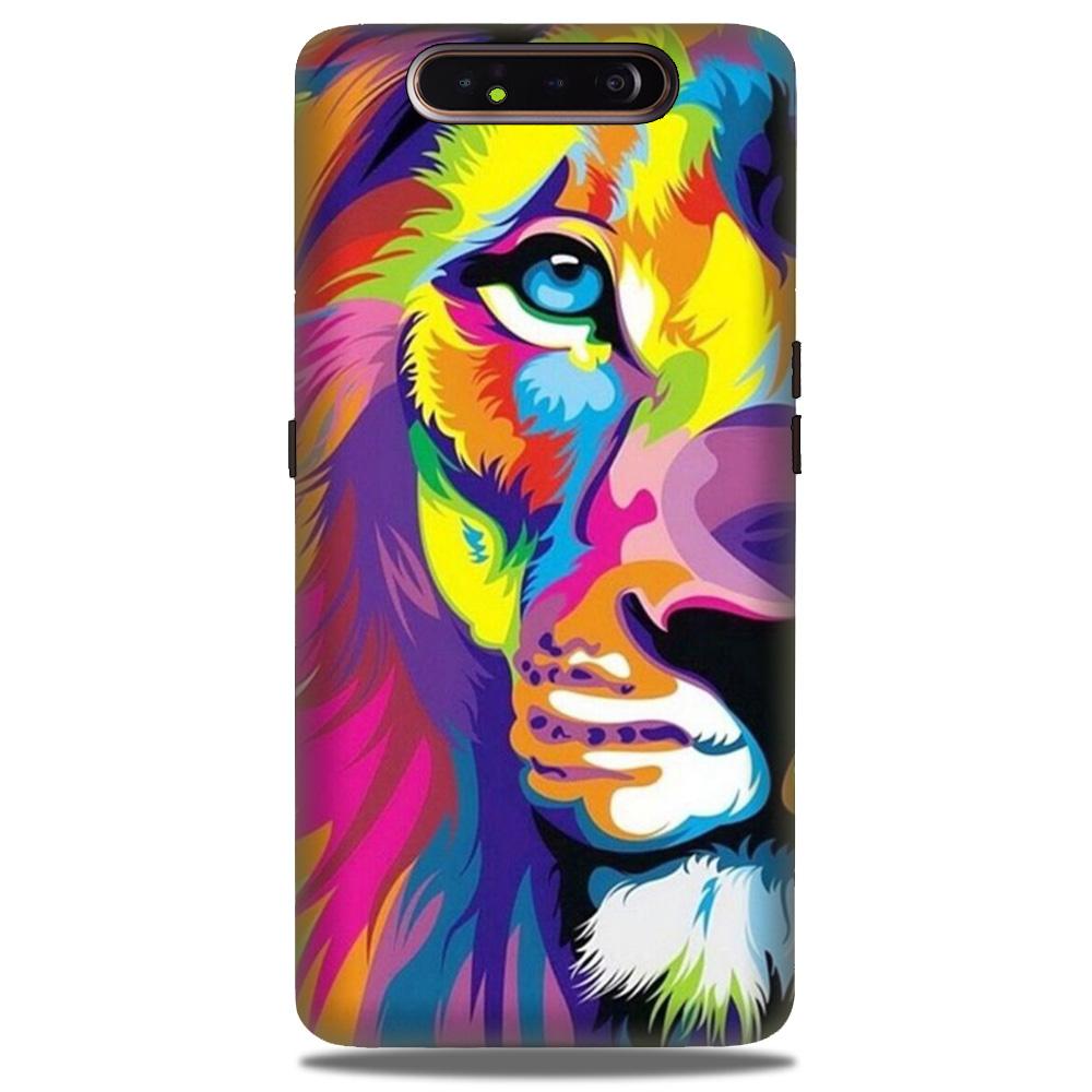 Colorful Lion Case for Samsung Galaxy A90  (Design - 110)