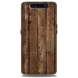Wooden Look Case for Samsung Galaxy A80(Design - 112)