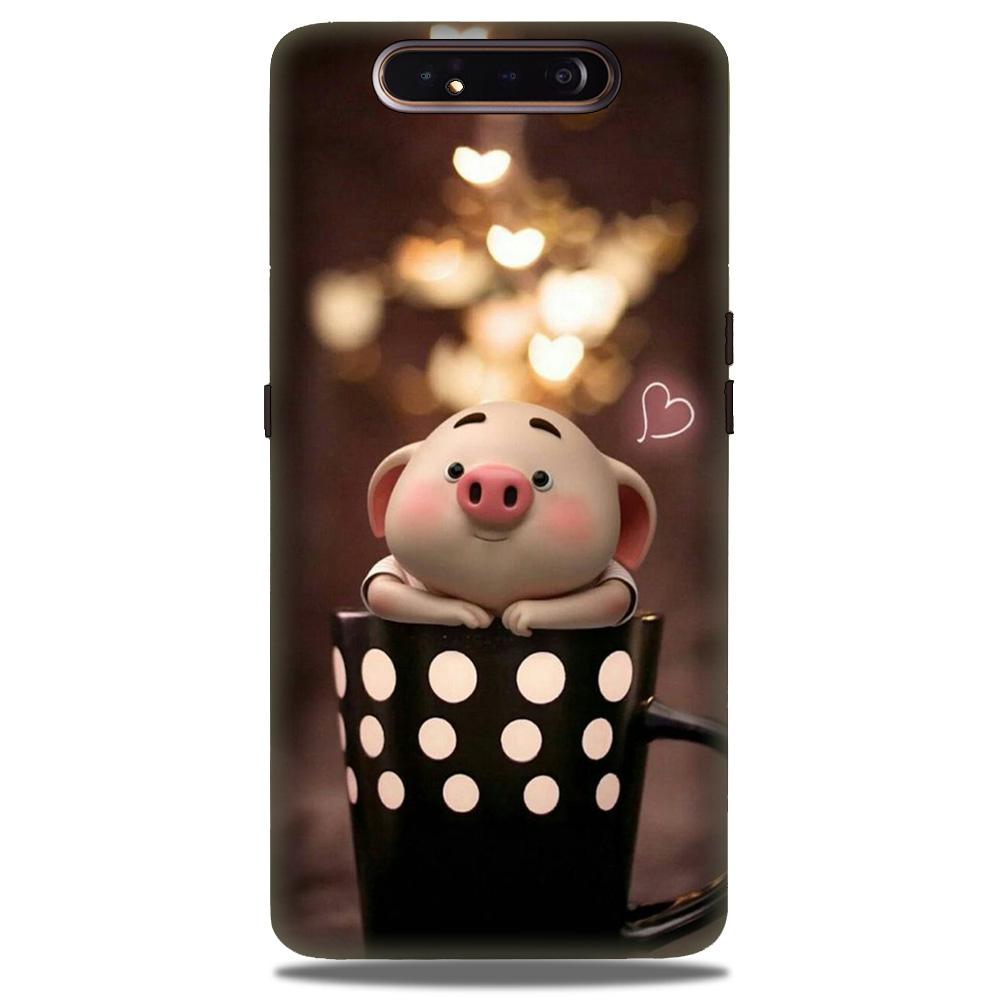 Cute Bunny Case for Samsung Galaxy A80 (Design No. 213)