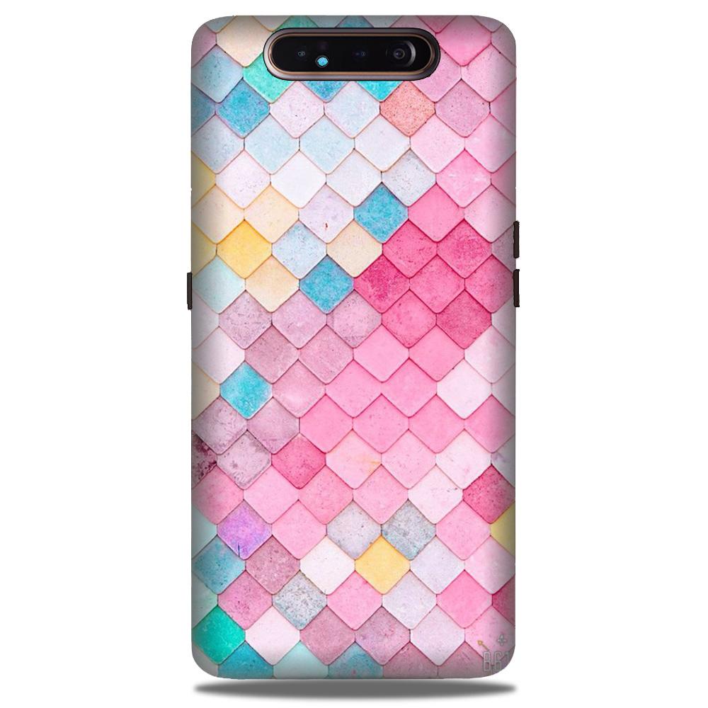 Pink Pattern Case for Samsung Galaxy A80 (Design No. 215)