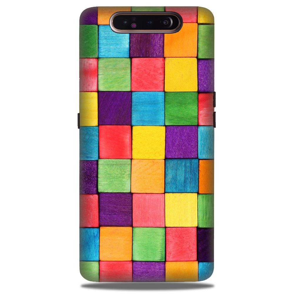 Colorful Square Case for Samsung Galaxy A80 (Design No. 218)