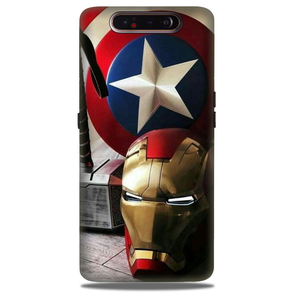 Ironman Captain America Case for Samsung Galaxy A80 (Design No. 254)