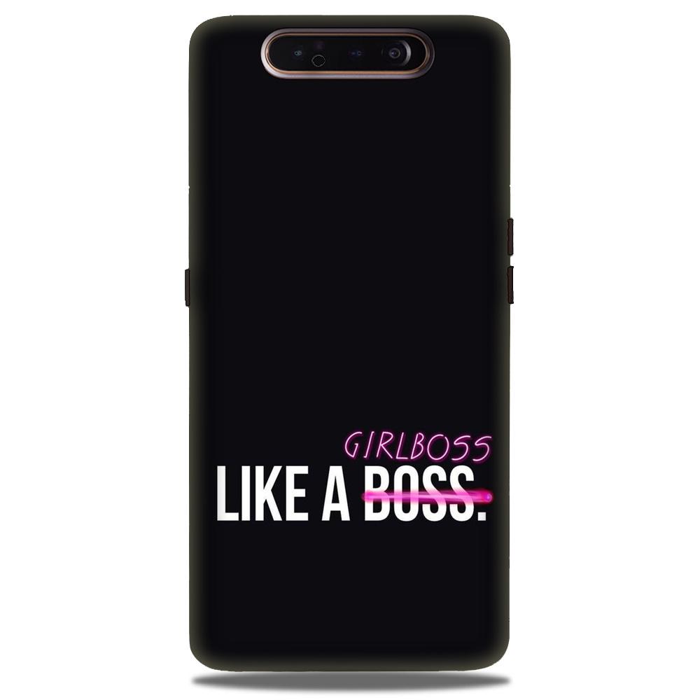 Like a Girl Boss Case for Samsung Galaxy A80 (Design No. 265)