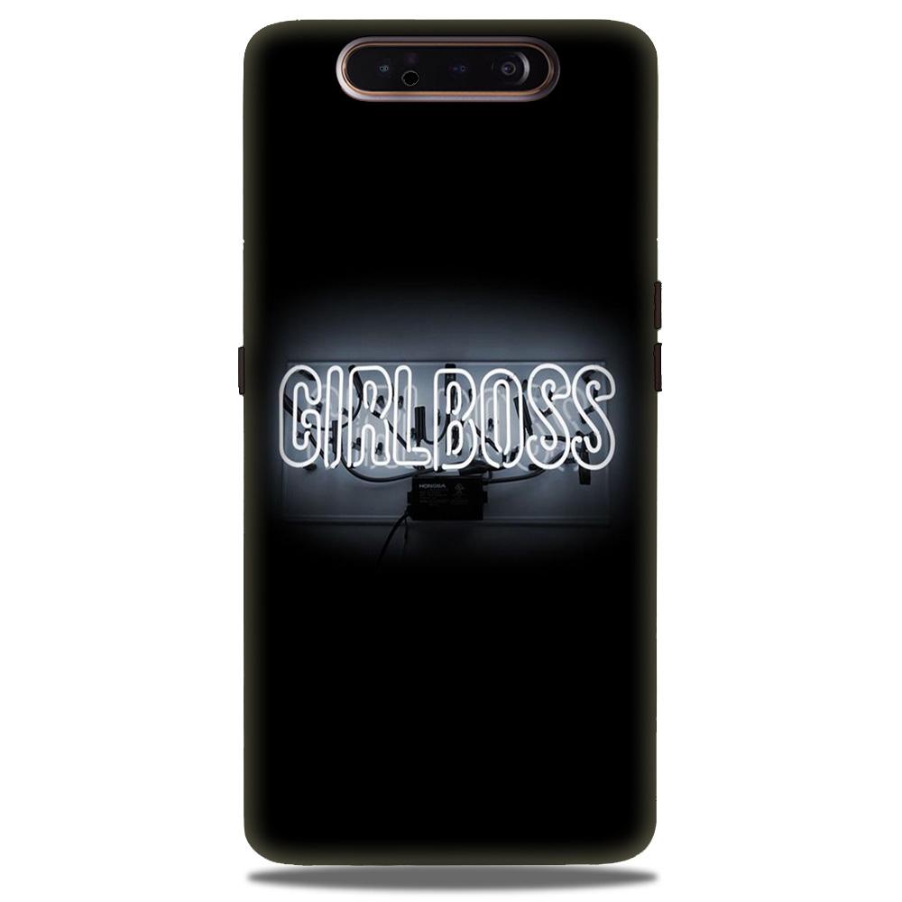 Girl Boss Black Case for Samsung Galaxy A80 (Design No. 268)