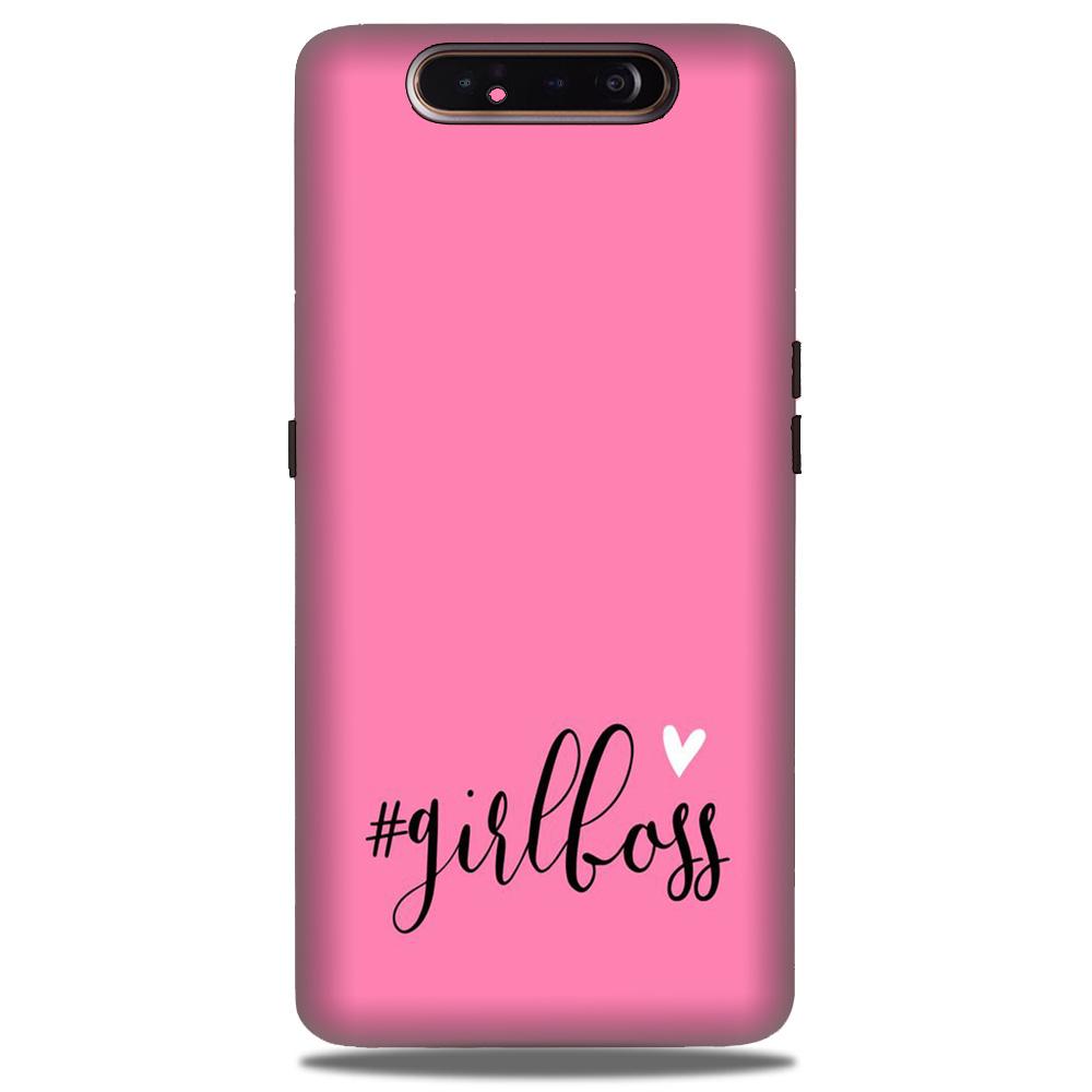 Girl Boss Pink Case for Samsung Galaxy A80 (Design No. 269)