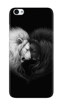 Dark White Lion Case for Oppo A83  (Design - 140)