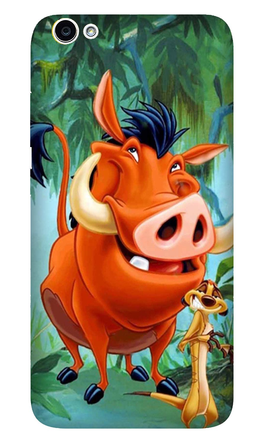Timon and Pumbaa Mobile Back Case for Oppo A83(Design - 305)