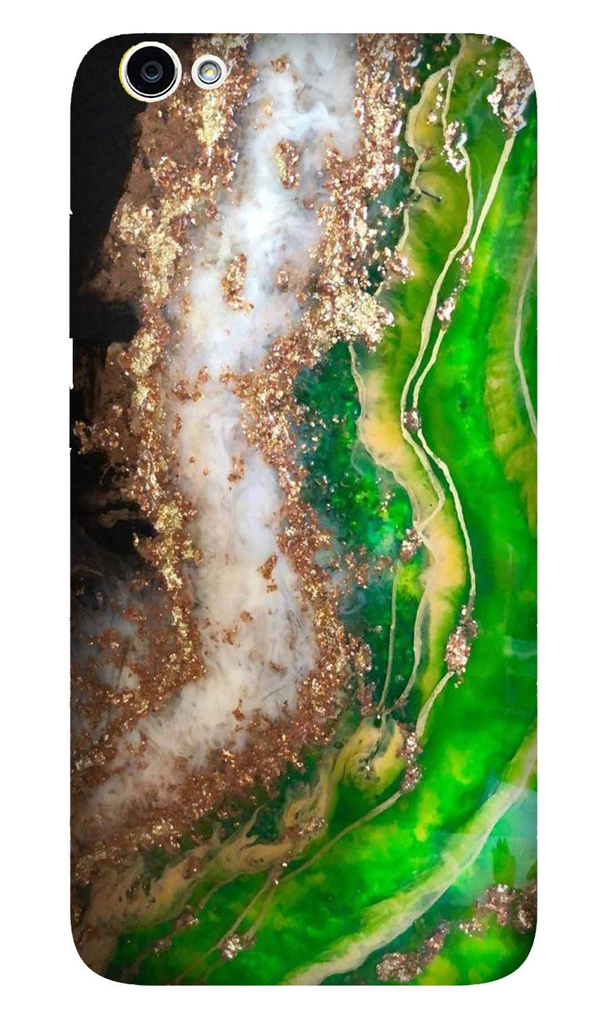 Marble Texture Mobile Back Case for Oppo A71 (Design - 307)