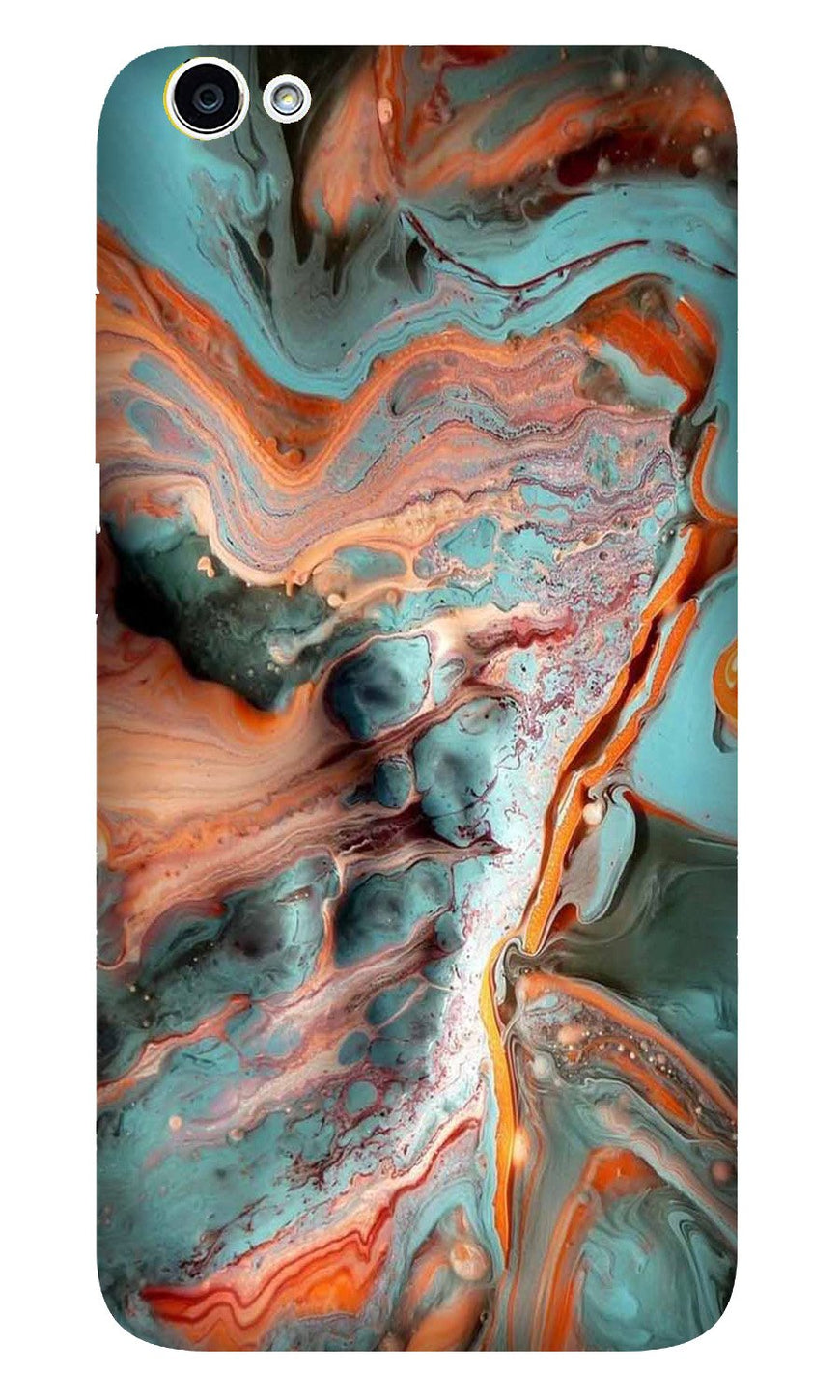 Marble Texture Mobile Back Case for Oppo A83  (Design - 309)