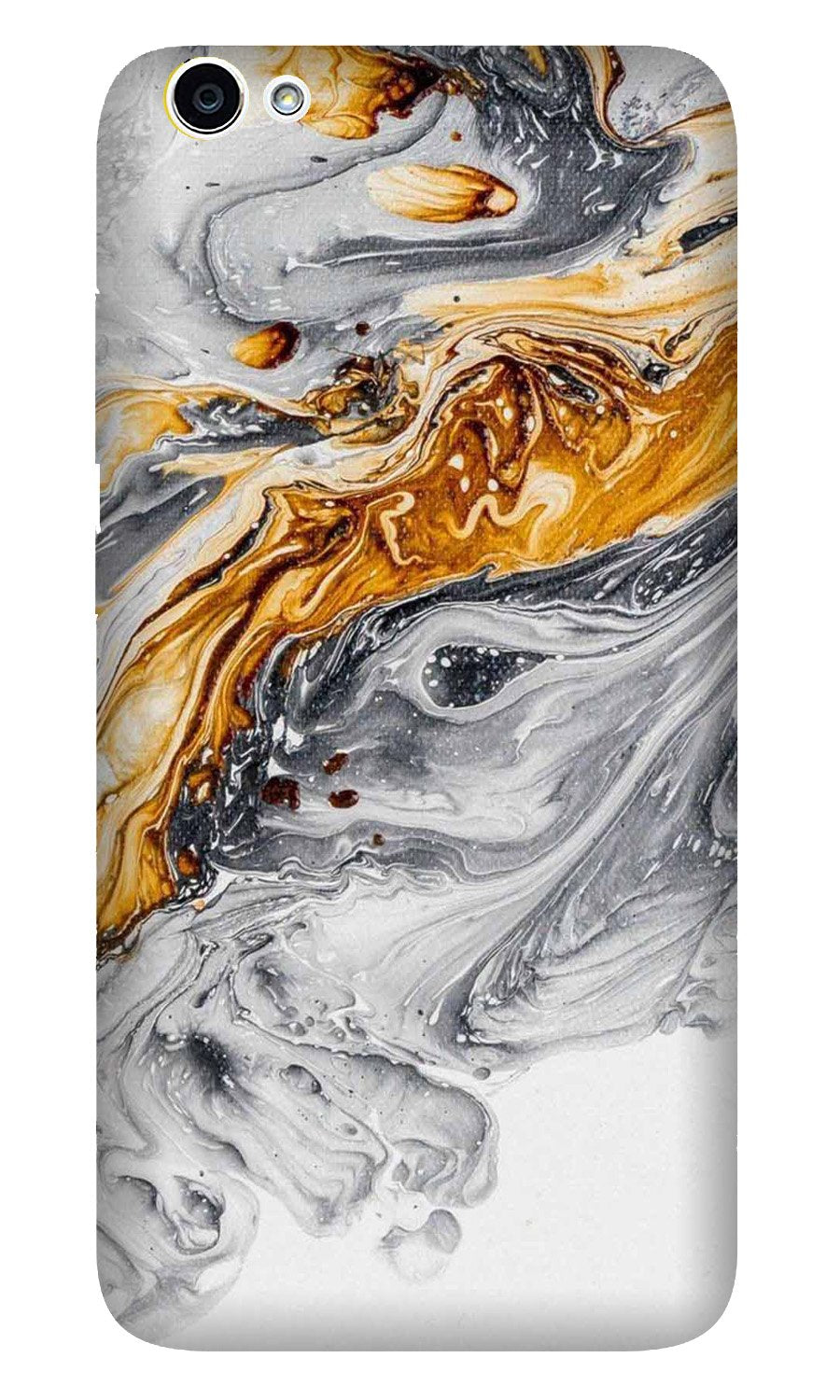 Marble Texture Mobile Back Case for Oppo A83  (Design - 310)