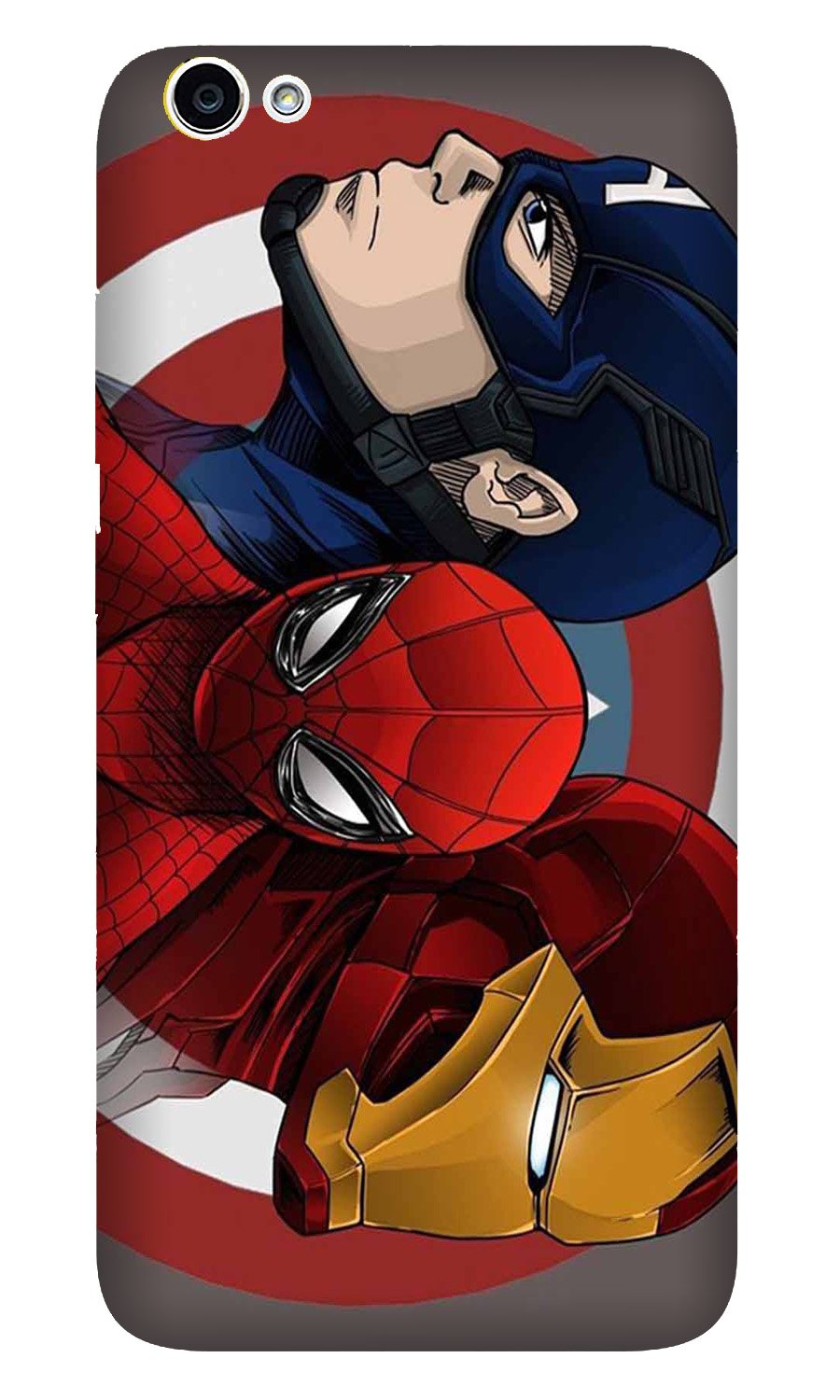Superhero Mobile Back Case for Vivo Y81i (Design - 311)