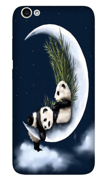 Panda Moon Mobile Back Case for Vivo Y55/ Y55s (Design - 318)