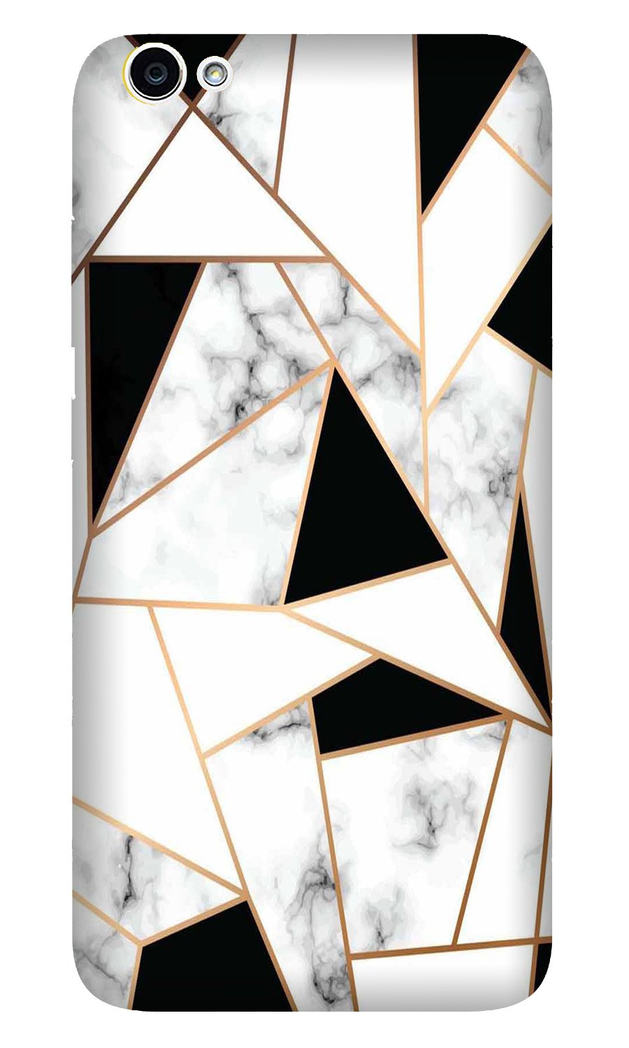 Marble Texture Mobile Back Case for Oppo A83  (Design - 322)