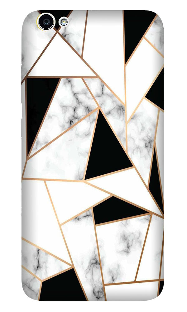 Marble Texture Mobile Back Case for Oppo A83  (Design - 322)