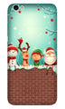 Santa Claus Mobile Back Case for Vivo Y55/ Y55s (Design - 334)