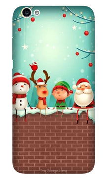 Santa Claus Mobile Back Case for Vivo Y55/ Y55s (Design - 334)