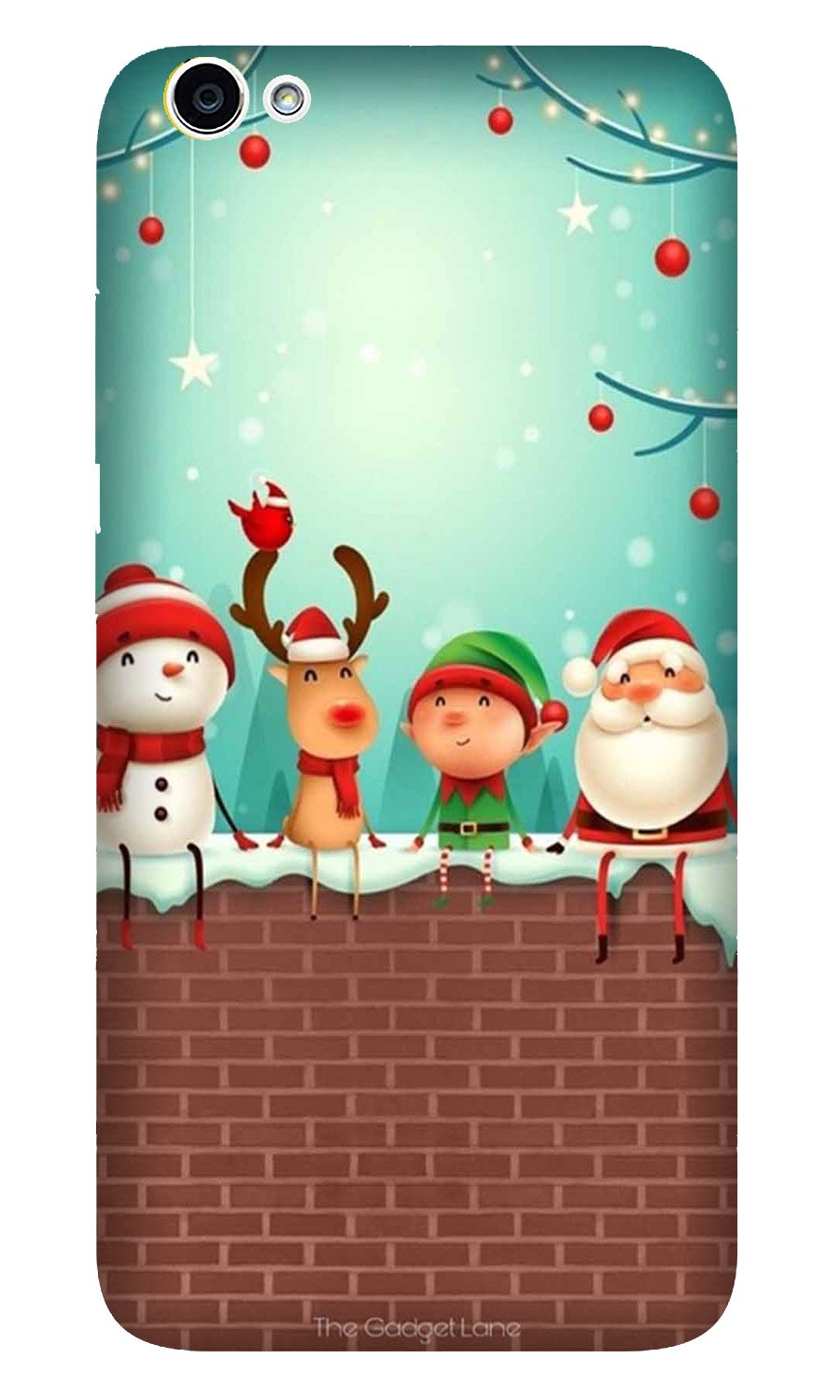 Santa Claus Mobile Back Case for Vivo Y81i (Design - 334)