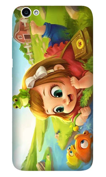 Baby Girl Mobile Back Case for Oppo A83  (Design - 339)